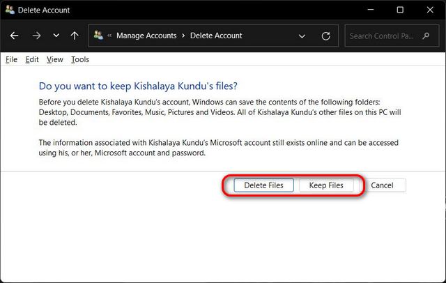 Hoe een Microsoft-account te verwijderen of te verwijderen van Windows 11 pc