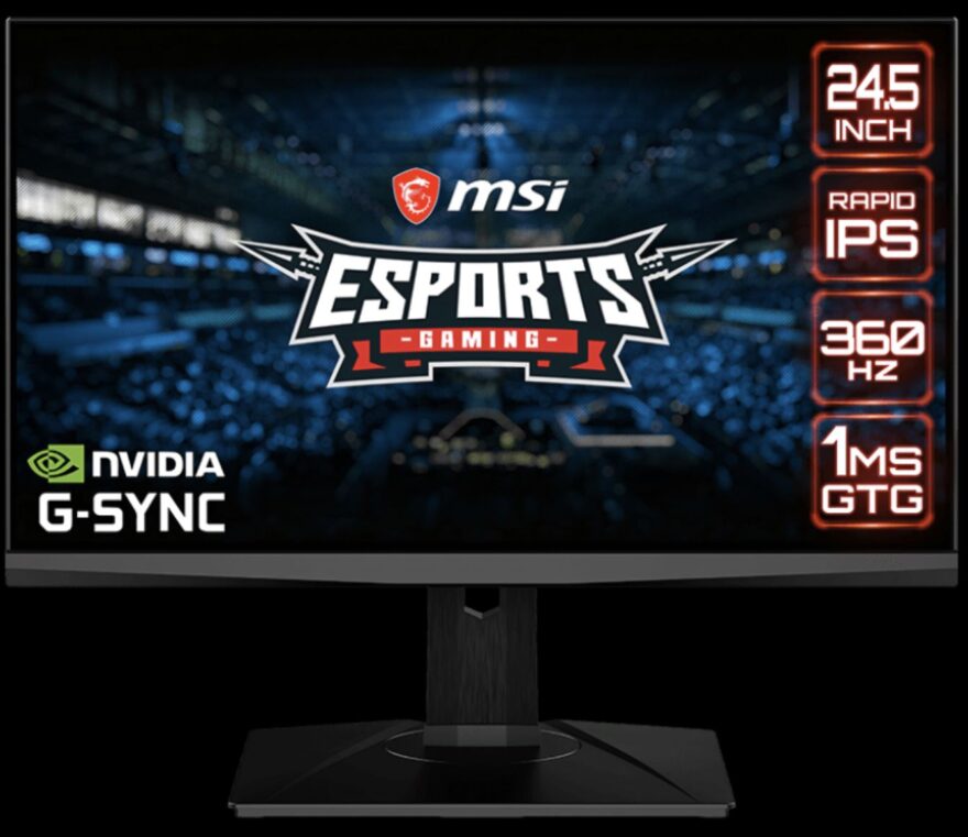 MSI Oculux NXG25 3R 1 MSI Oculux NXG253R eSports Gaming Monitor Review