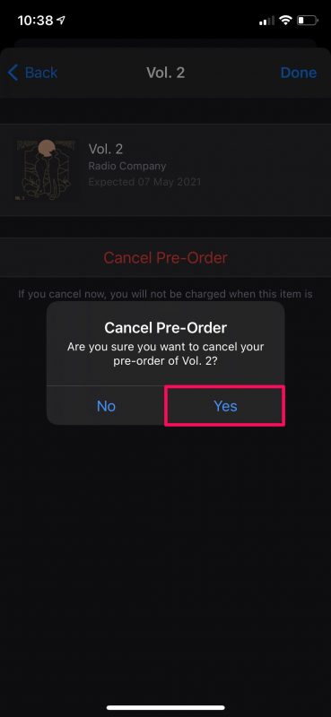 Pre-orders annuleren op iPhone en iPad