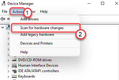 Scannen op hardwarewijzigingen Min