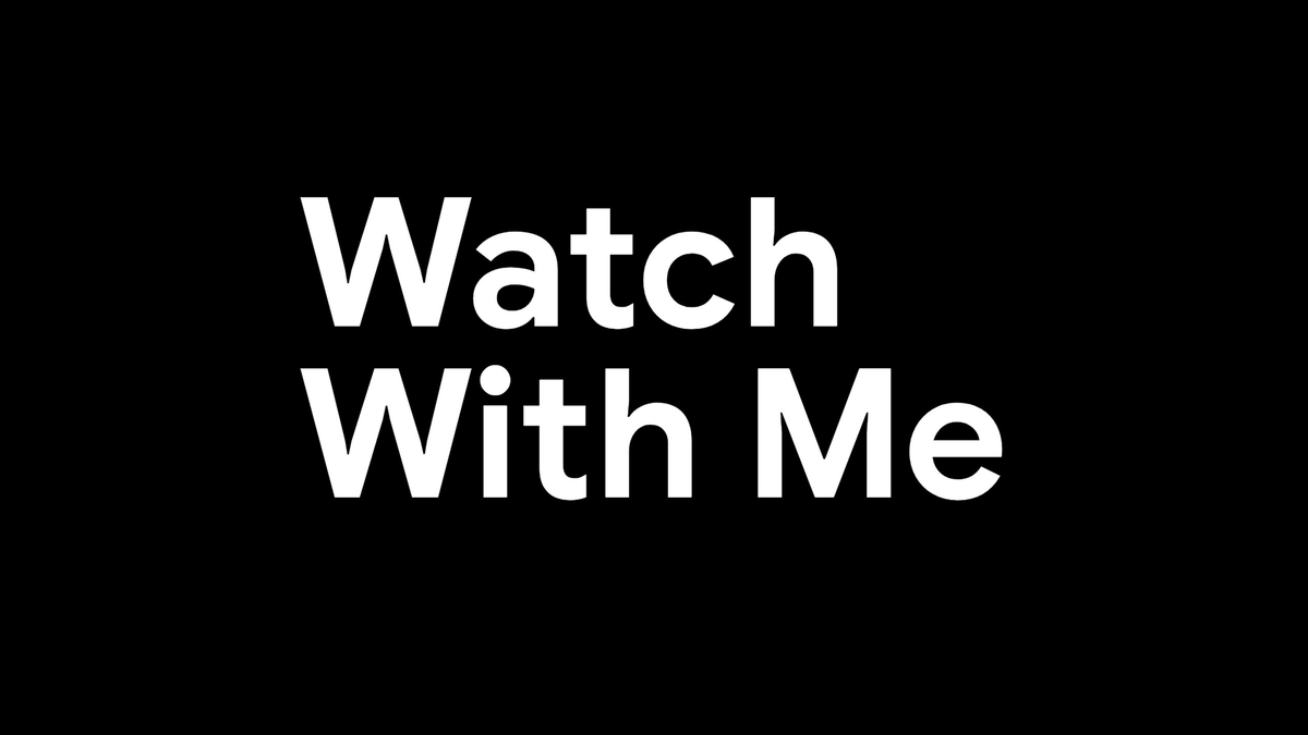 Google TV-logo voor Watch With Me-serie