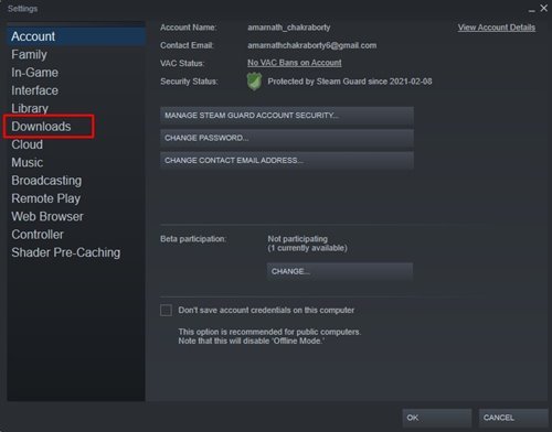 Steam download