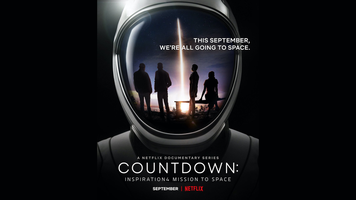 Een banner voor de Netflix'Countdown'-serie.