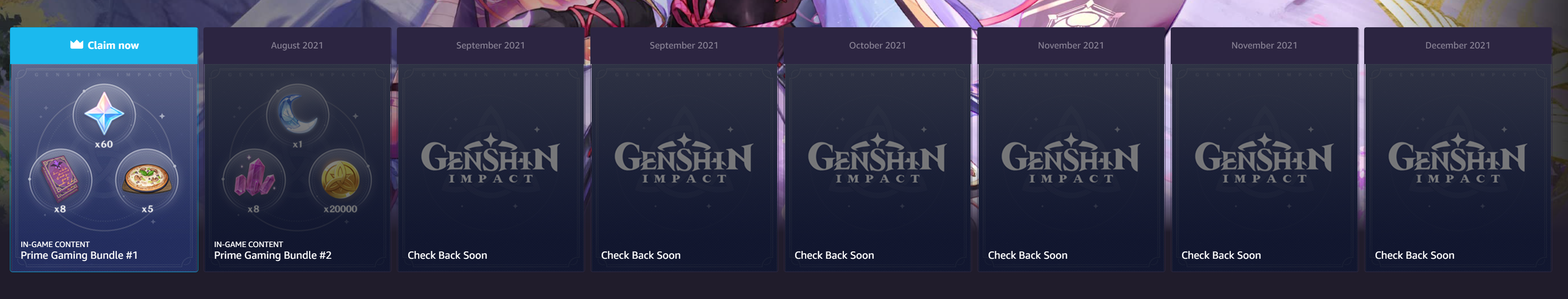 Genshin impact codes july 2021
