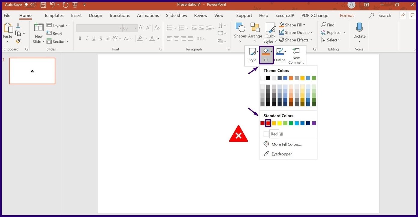 Ikony Microsoft PowerPoint, krok 5