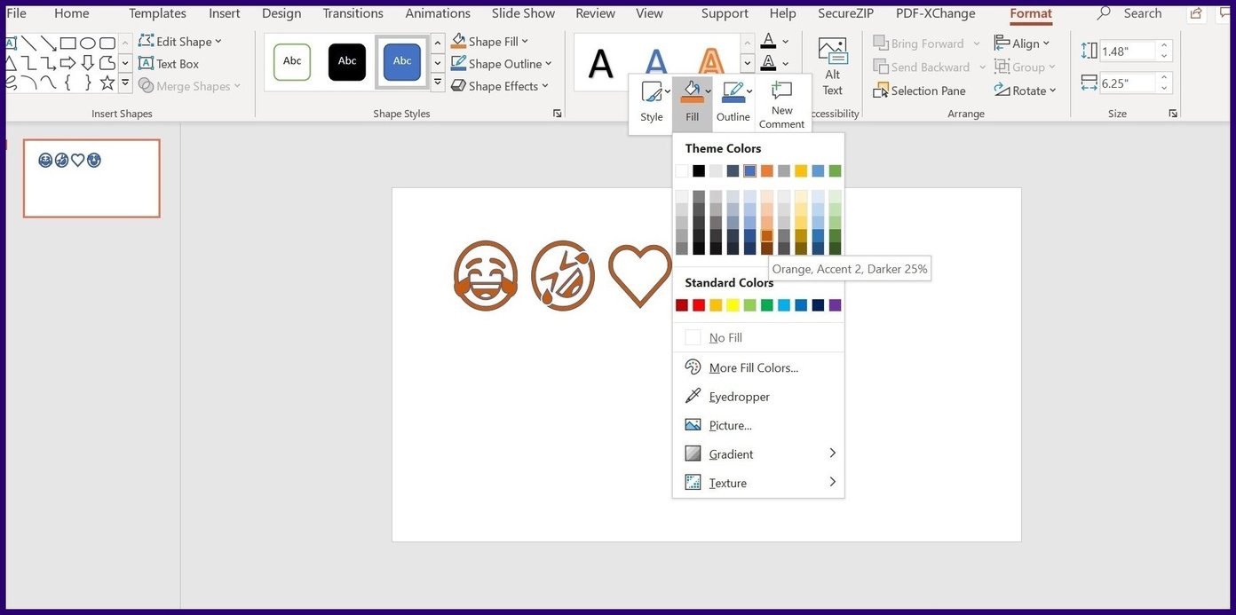 Microsoft powerpoint icons step 15