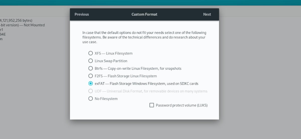 Karta SD do ExFat w Ubuntu