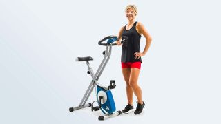 best exercise bikes: XTERRA Fitness FB150 Folding Exercise Bike