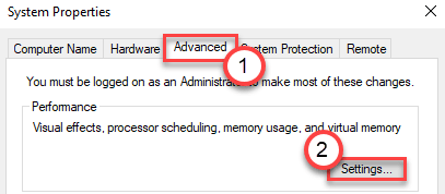 Ustawienia zaawansowane Min.