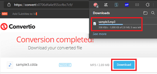 Pobieranie Convertio