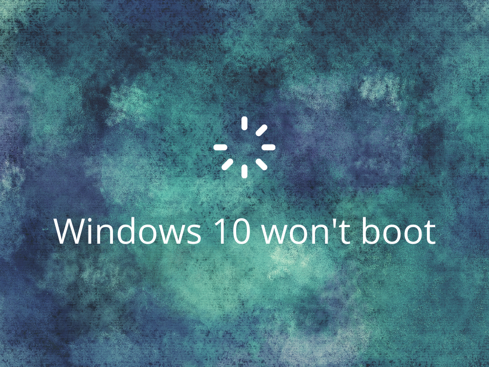 Windows 10 nie uruchamia się