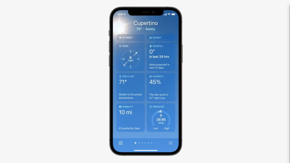 Aplikacja Apple Weather ma nowy wygląd i mapy pogody w systemie iOS 15