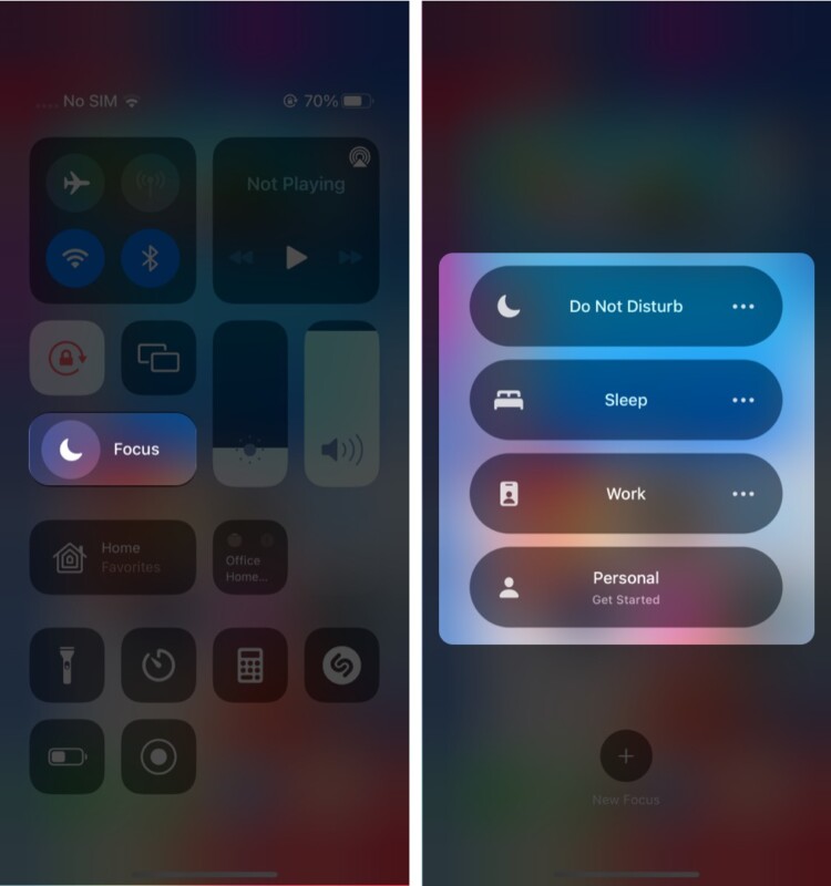 Włącz i używaj trybu Focus na iPhonie