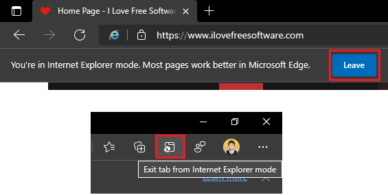 Wyjdź z trybu zgodności MS Edge IE