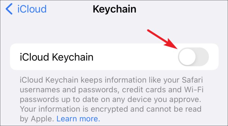 włącz brelok iCloud z iPhone'a