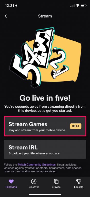 Jak transmitować gry na iPhone'a w serwisie Twitch