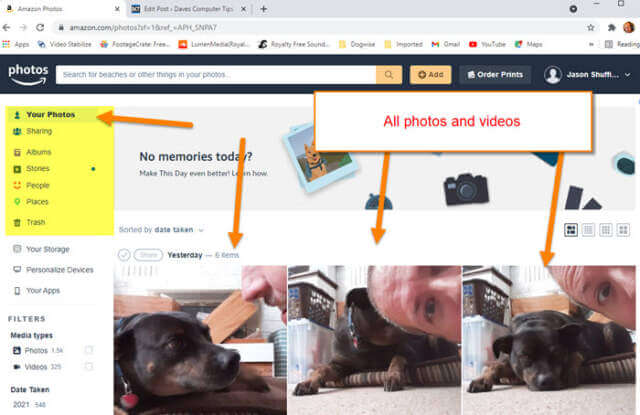 Amazon-photos-page