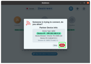 Telefon jako drugi monitor w systemie Linux