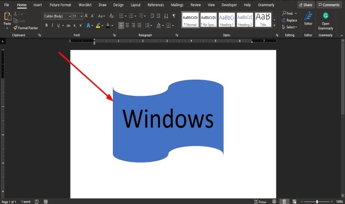 Jak wstawić tekst do kształtu w Microsoft Word