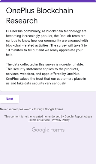 OnePlus-crypto-blockchain-research-ankieta