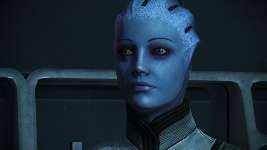 mass-effect-le-romance-liara Liara, jedna z opcji romansu w Mass Effect