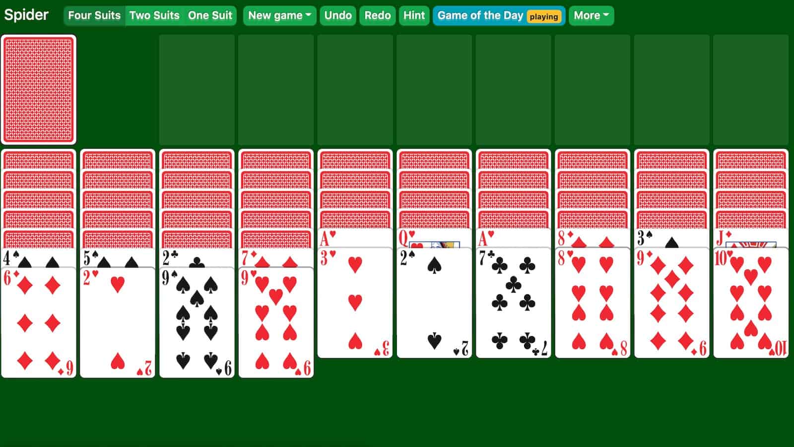 Spider Solitaire image 112