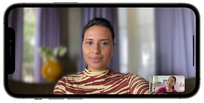 tryb portretowy Facetime