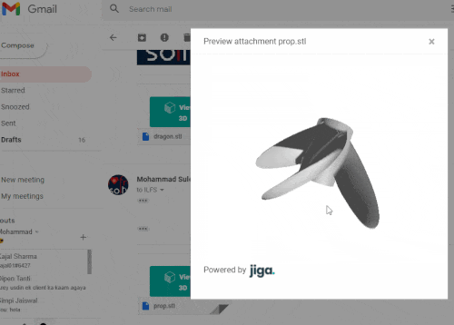 Podgląd modeli 3D w załącznikach Gmaila z tym bezpłatnym rozszerzeniem Chrome