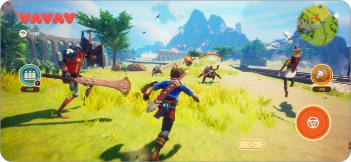 Oceanhorn 2 яблочная аркада скриншот игры