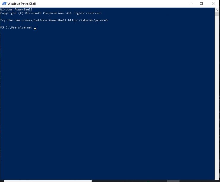 Подсказка Powershell