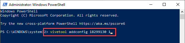 Vivetools Addconfig Min