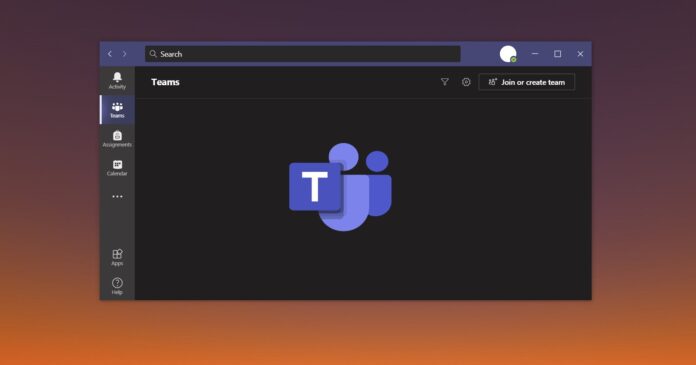 Microsoft Teams совместно использует пользовательский интерфейс