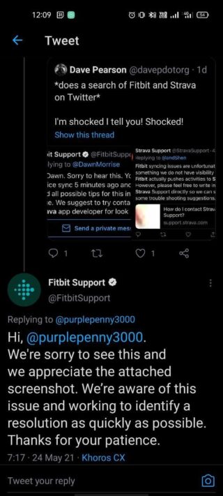 fitbit and strava