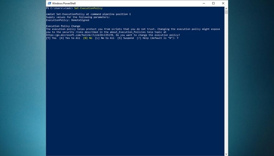 How to unlock custom cmdlets in PowerShell