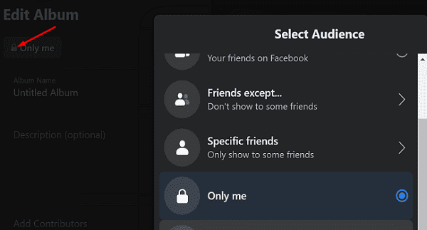 select-facebook-album-audit