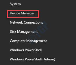 Start Right Click Device Manager