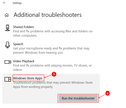 Ms Store Ошибка запуска Магазин App Run Troubleshooter Min