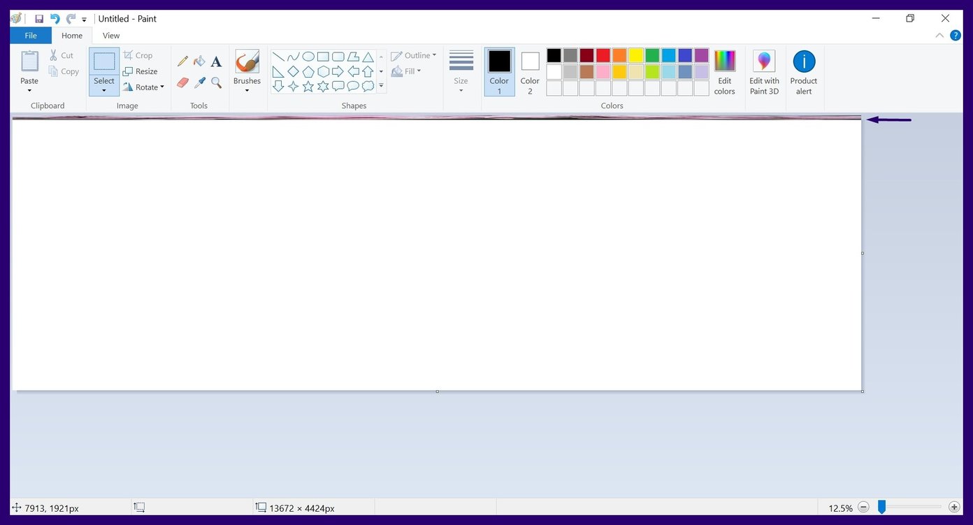 Add borders using microsoft paint step 21