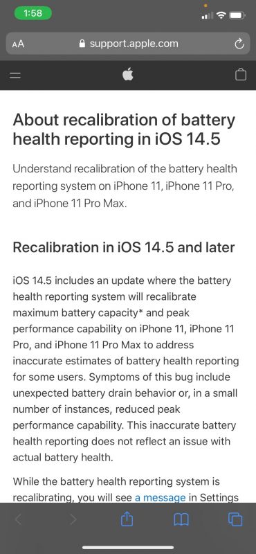 Как повторно откалибровать аккумулятор на iPhone 11, iPhone 11 Pro и iPhone 11 Pro Max