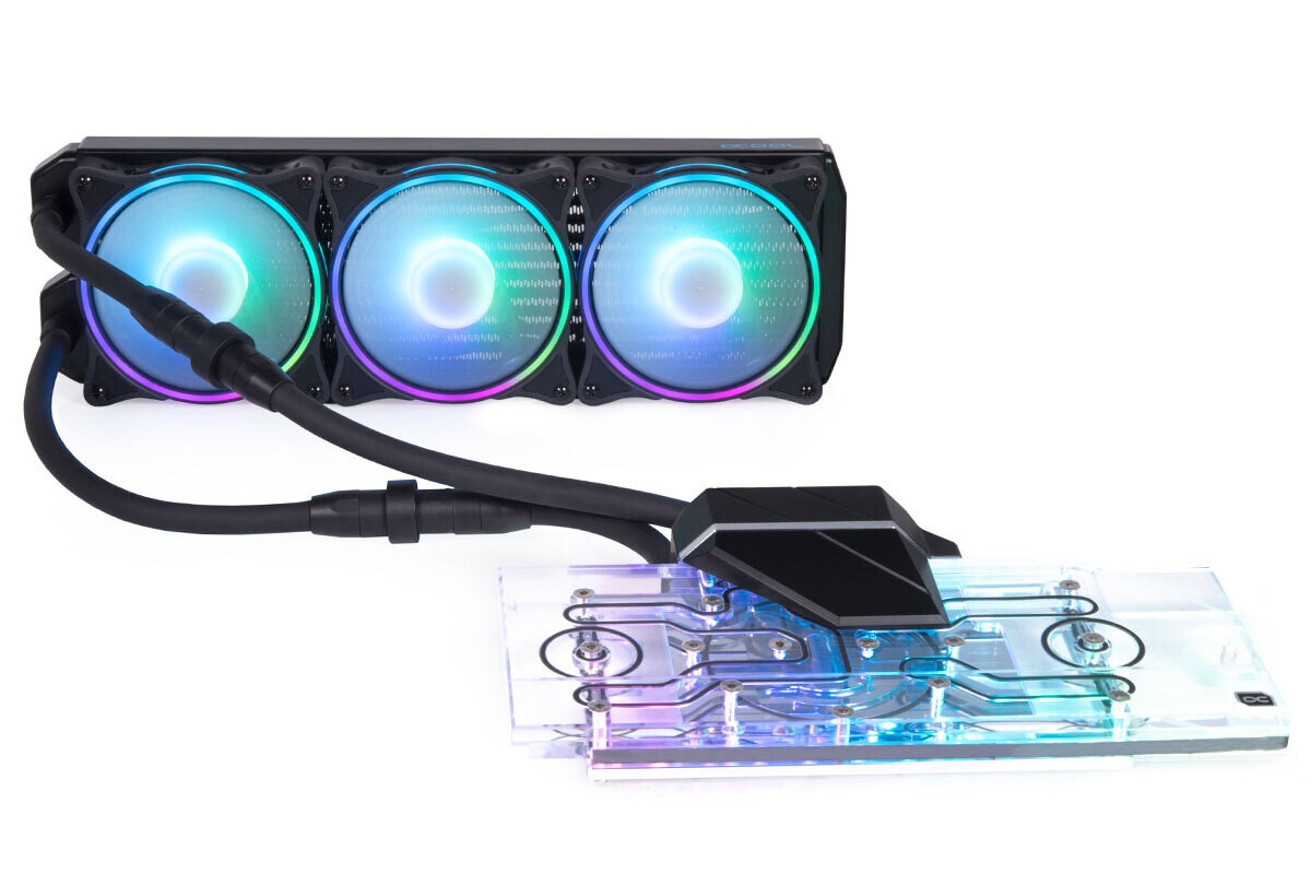 Охлаждение для 7700. Alphacool Eiswolf 2. 3090ti с водяным охлаждением.