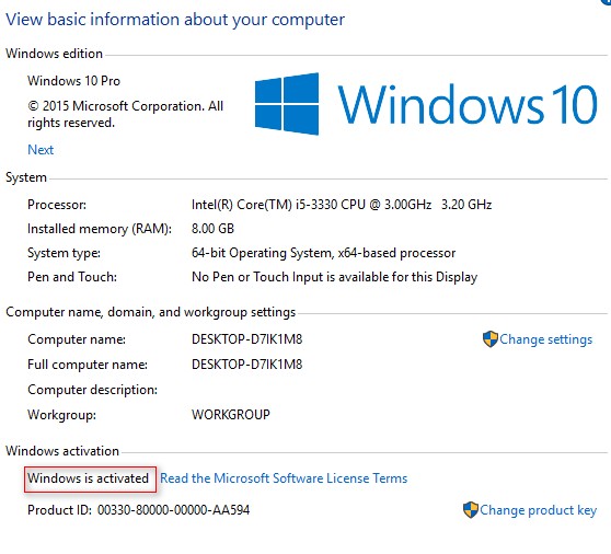 Бесплатный активатор Windows 10 Pro Бесплатная - RU Atsit