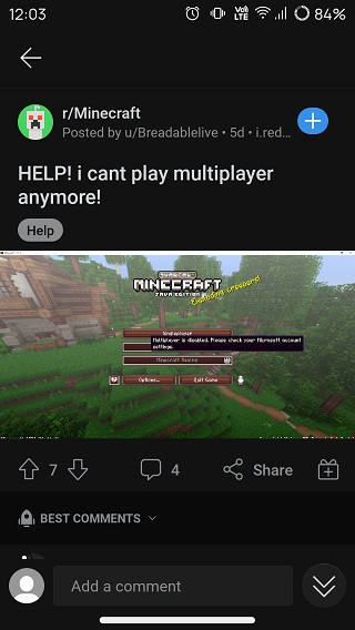 Minecraft multiplayer fix