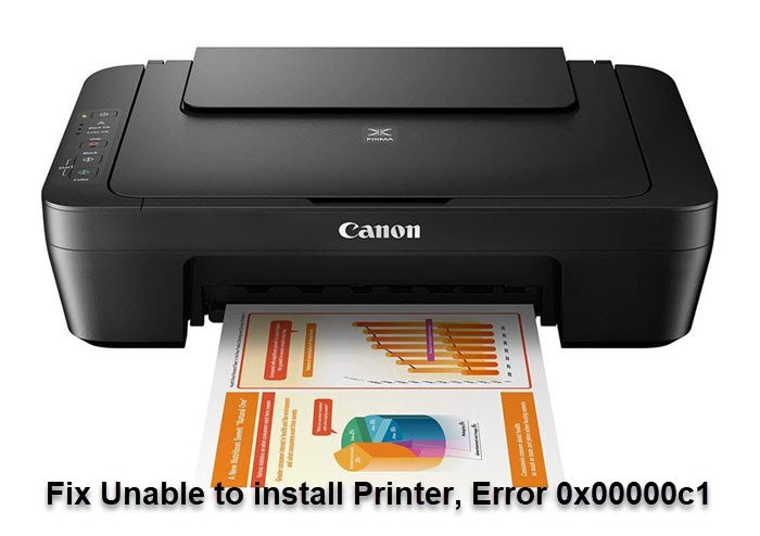 Очереди печати принтера не удается загрузить подключаемый модуль код ошибки 0xc1