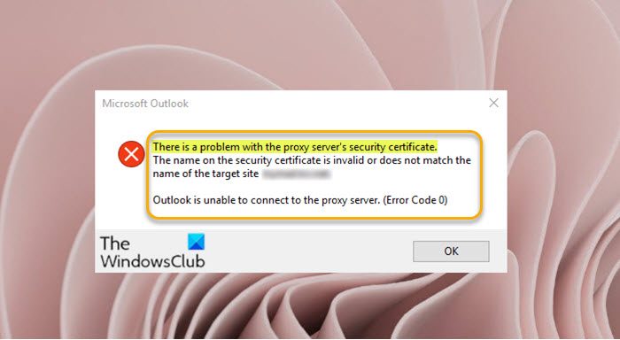 Имя сертификата безопасности некорректно или не соответствует имени сайта