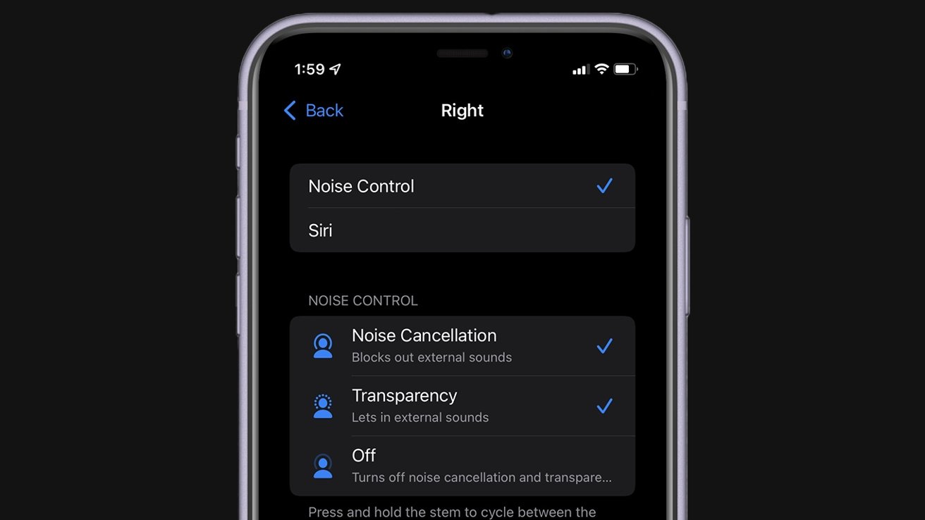 Как настроить control. Приложение для AIRPODS Pro на андроид с шумоподавлением