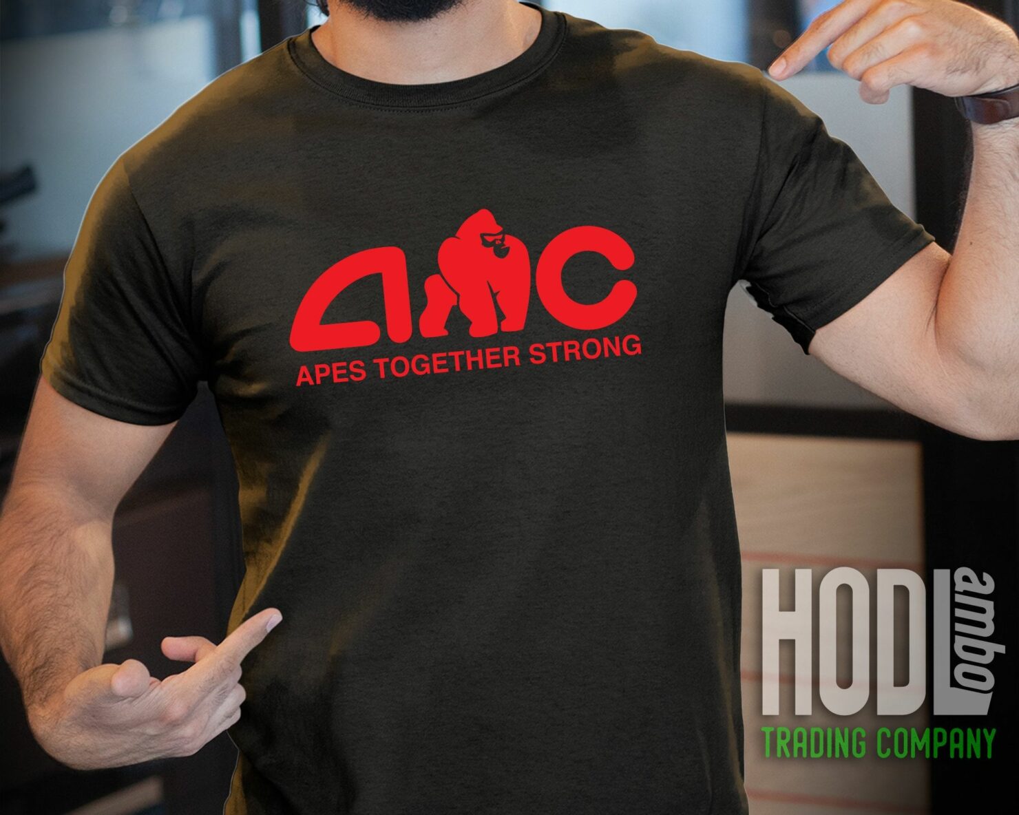 Short squeeze humster combat где находится. Футболка AMC. Apes together strong. AMC Apes. Футболка AMC Armwrestling.