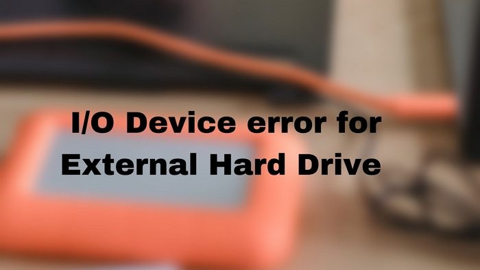 Running io error. Io devices.