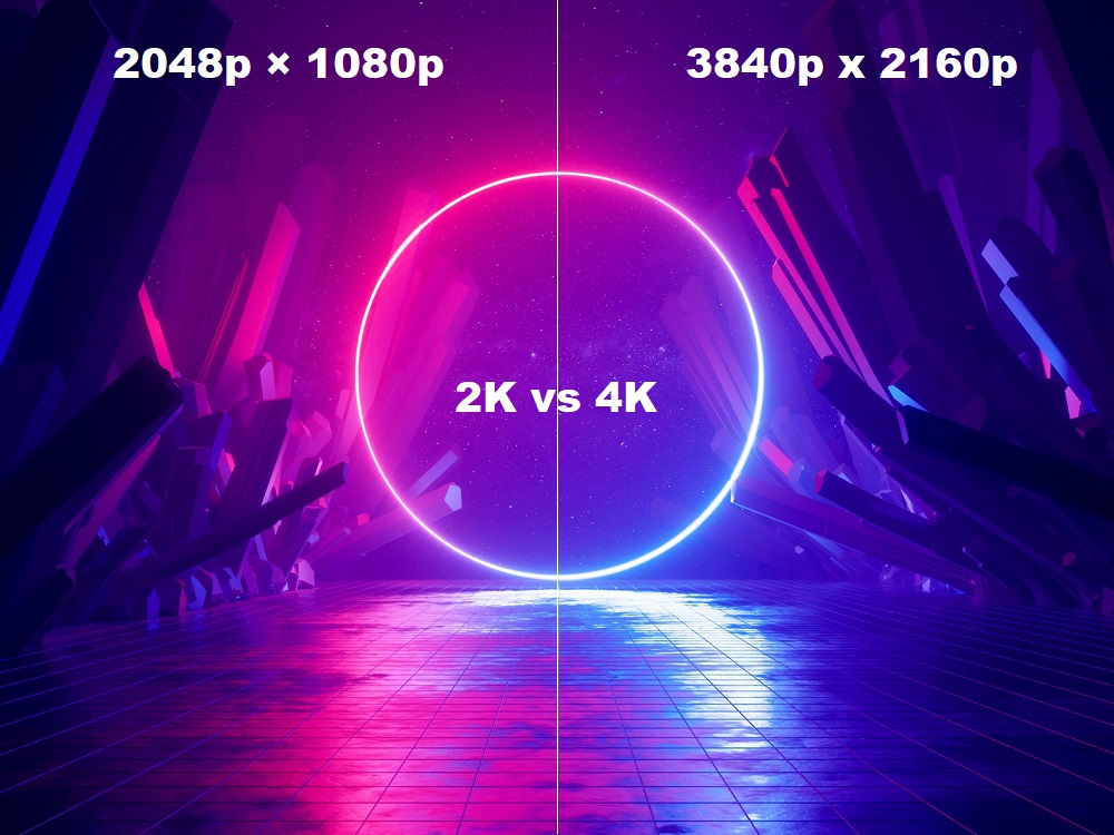 2K เทียบกับ 4K Monitor