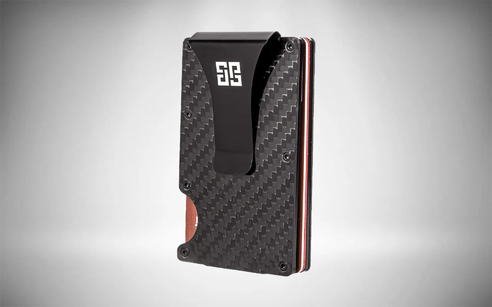 Slim Carbon Fiber Wallet for Men-RFID Blocking Wallet