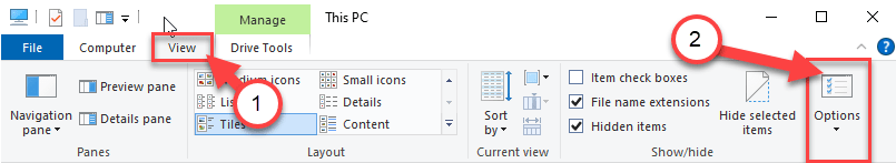 View And Options Min